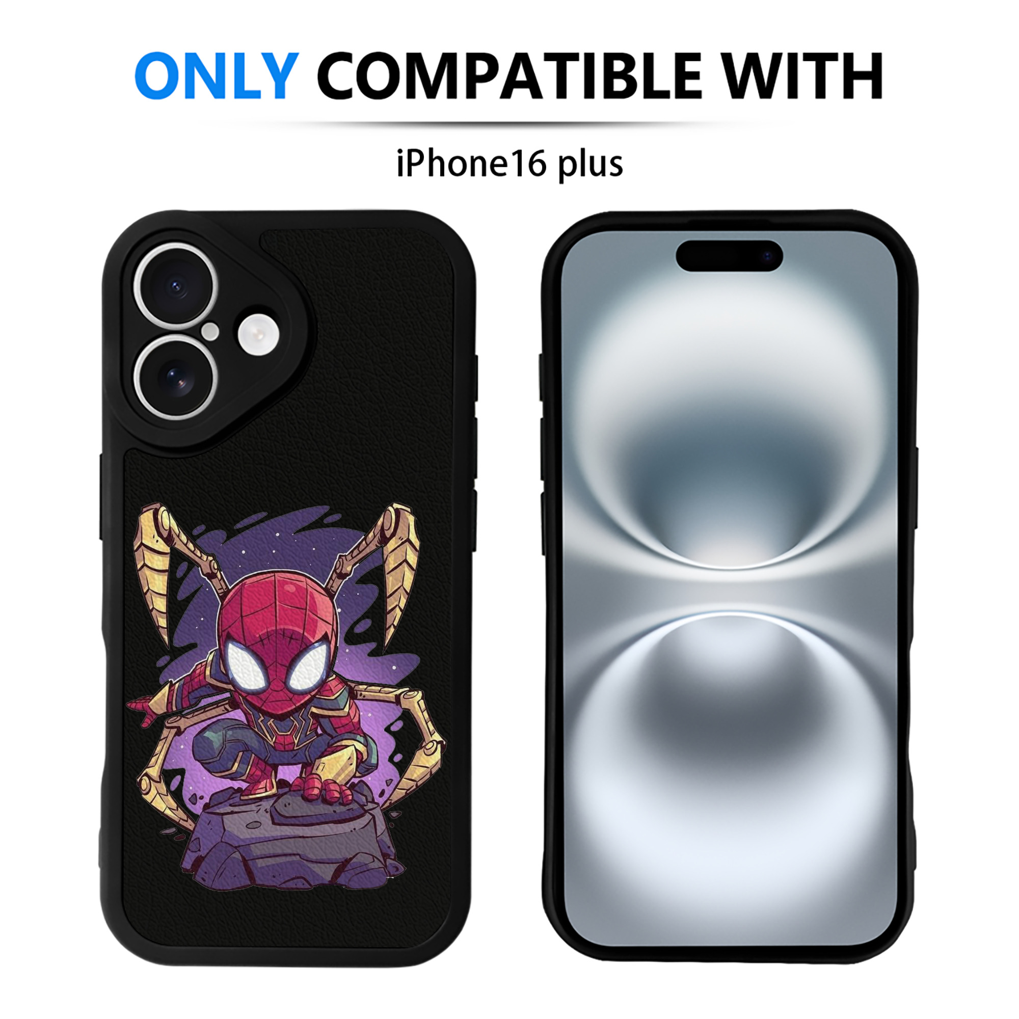 （画像用） アベンジャーズ The Avengers 【iPhone 16シリーズ対応】シリコンスマホケース（レザー調） 材質：シリコン
